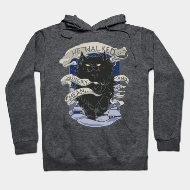 Yule Cat Hoodie by AmberStone